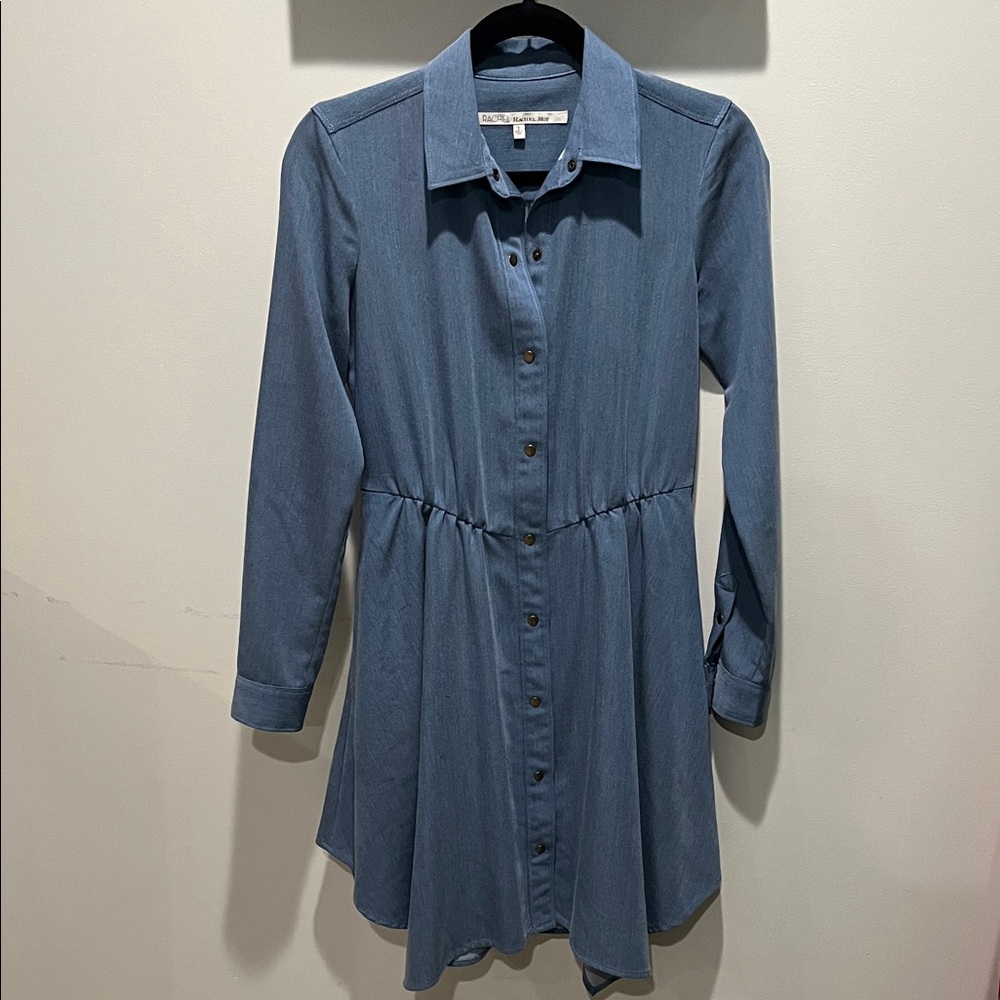 RACHEL Rachel Roy Blue Shirt Dress